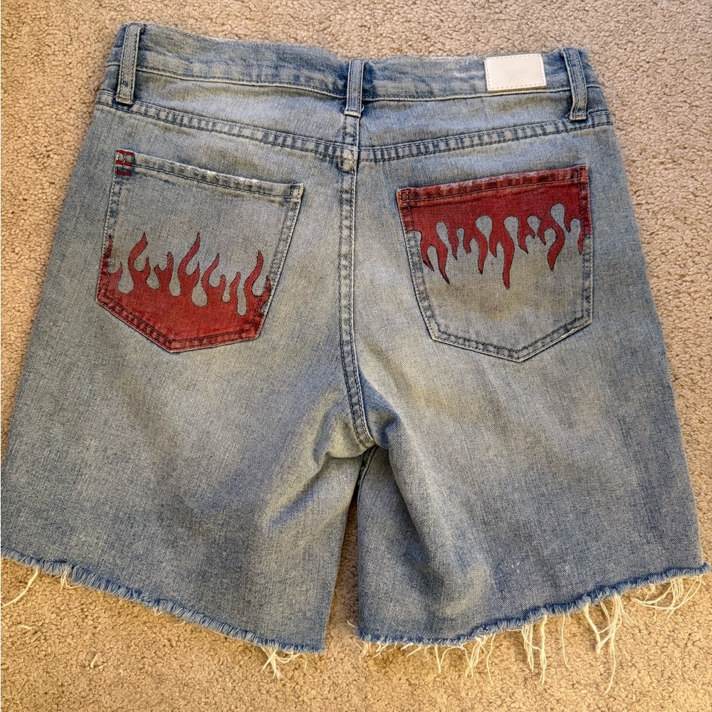 BDG Flame Shorts